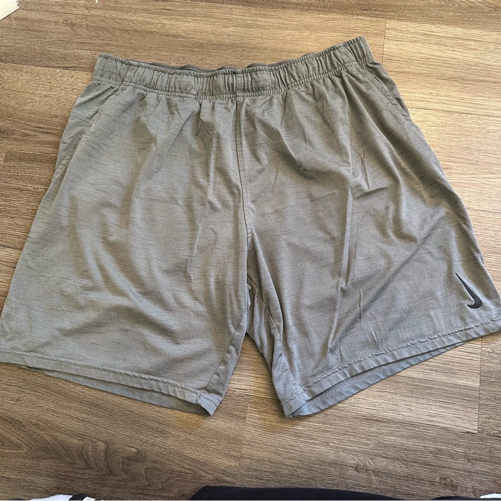 Nike Gray Athletic Performance Shorts